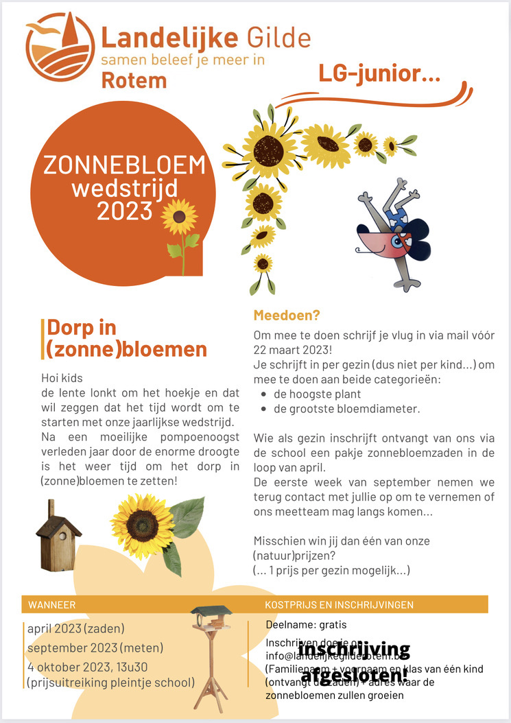 Zonnebloem 2023